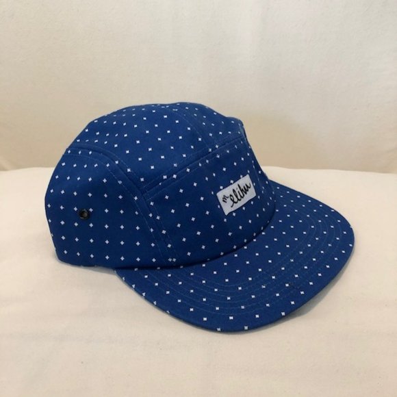 M Elihu Accessories - Brand New Blue 5 Panel Hat - Similar to Supreme